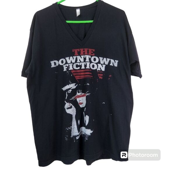 The Downtown Fiction Short Sleeve V-Neck Tee XL - Picture 1 of 4